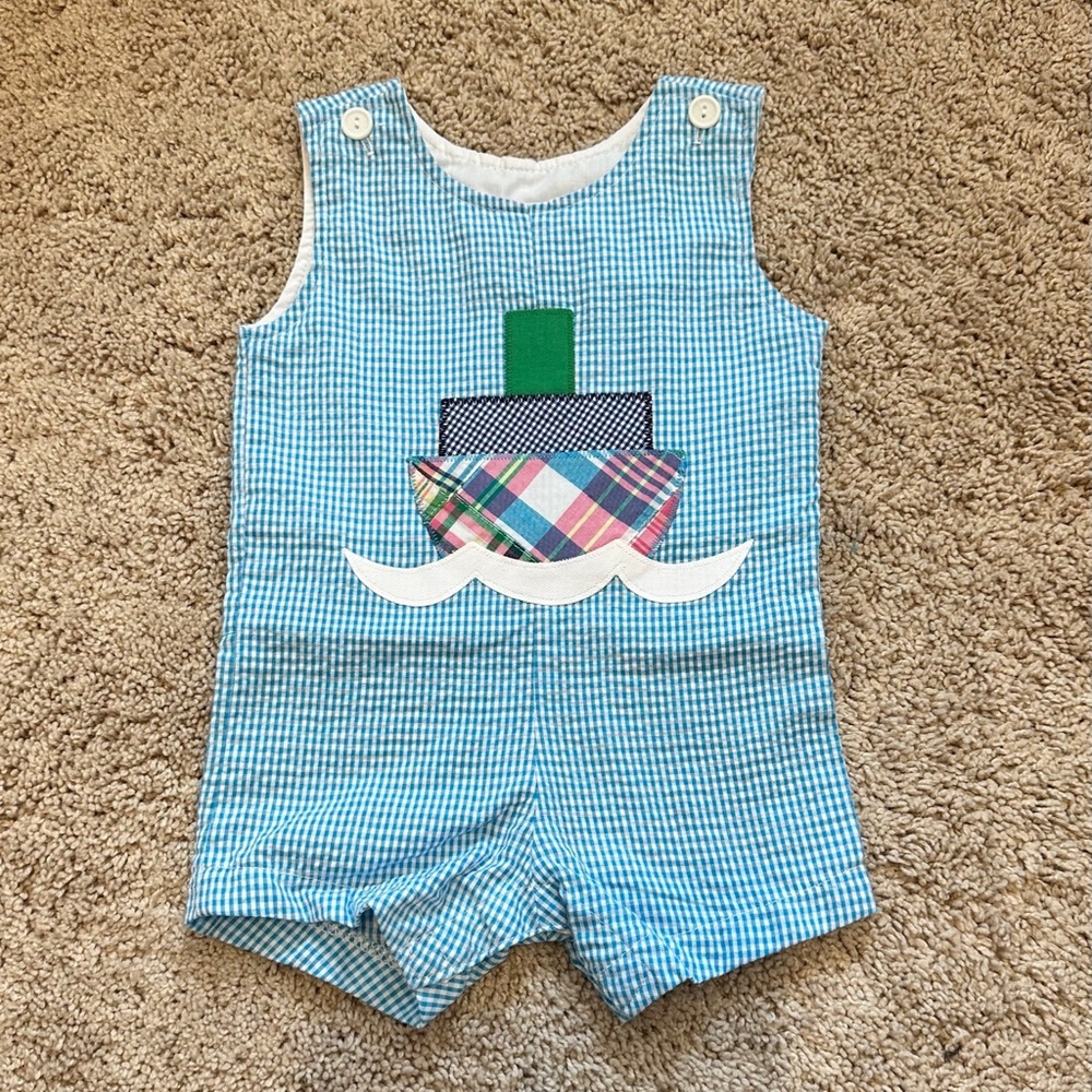 Baby Boy Boat Romper